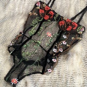 SHEIN rose lingerie